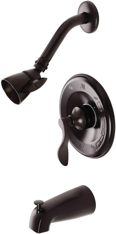 Kingston Brass KB8635DFL NuWave Tub and Shower Faucet, Oil Rubbed Bronze