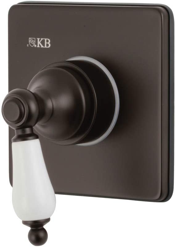 Kingston Brass KS3045PL Three-Way Diverter Valve with Trim Kit, Oil Rubbed Bronze