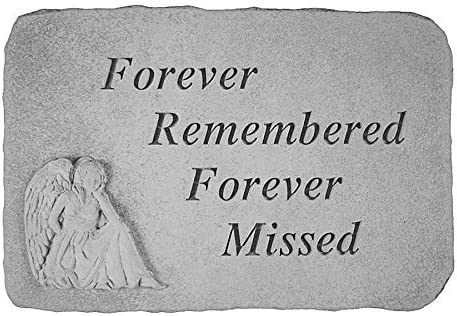 Design Toscano Forever Remembered: Angel Cast Stone Memorial Garden Marker