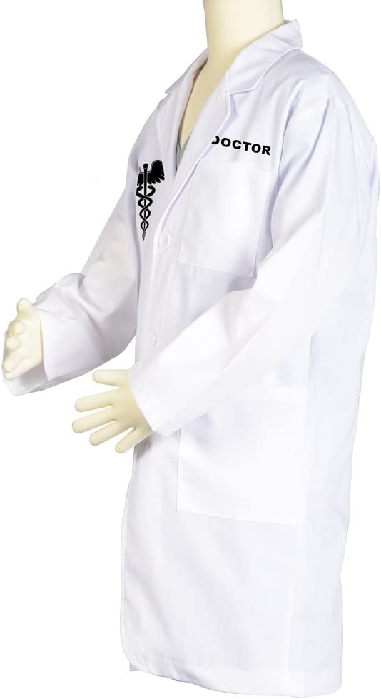 Aeromax 3/4 Length Jr. Doctor Lab Coat, Size 8/10, White