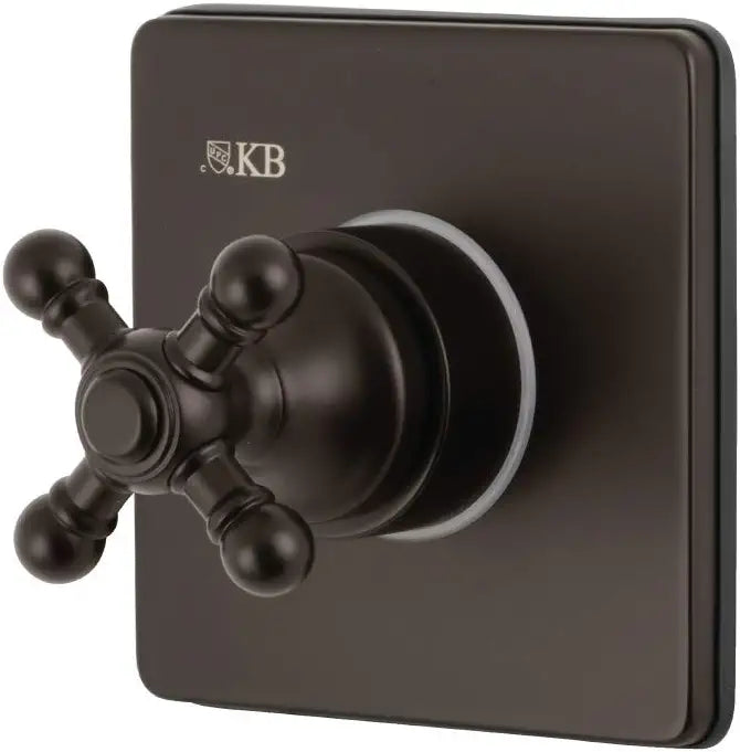 Kingston Brass KS3045BX Three-Way Diverter Valve with Trim Kit, Oil Rubbed Bronze