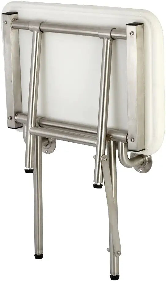 Kingston Brass KBSS2216P Adascape Shower Seat, Brushed Stainless Steel