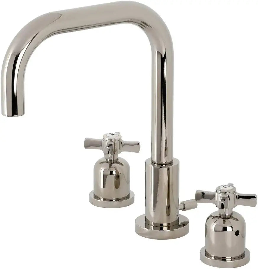 Kingston Brass FSC8939ZX Millennium Widespread Bathroom Faucet, Polished Nickel