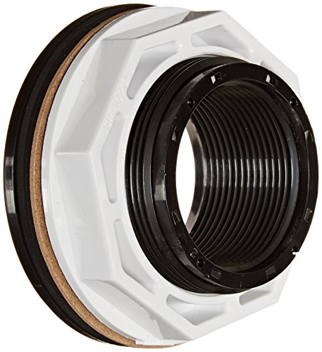 Hayward SP1023BLK 1-1/2-Inch FIP Black Inlet Return Fitting with Locknut and Gasket