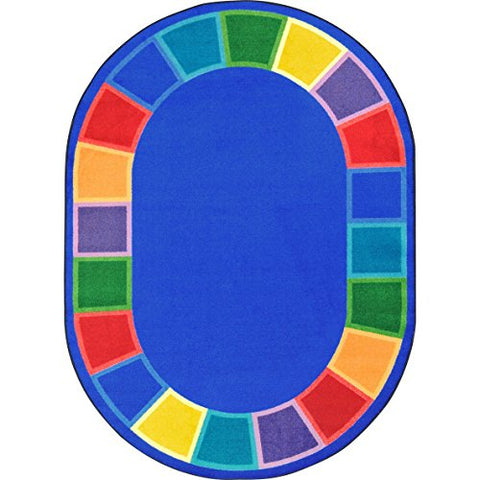 Joy Carpets Color Tones Childrens Rugs, DD, Multicolor