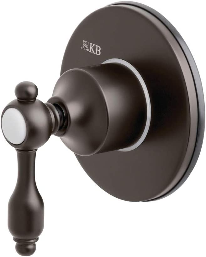 Kingston Brass KS3035TAL Tudor Three-Way Diverter Valve with Trim Kit, Oil Rubbed Bronze