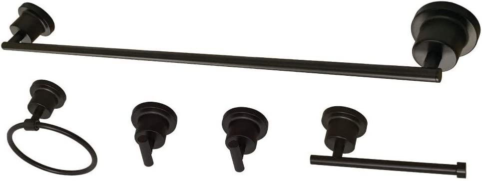 Kingston Brass BAH82134478ORB Concord Bathroom Hardware Set, Oil Rubbed Bronze