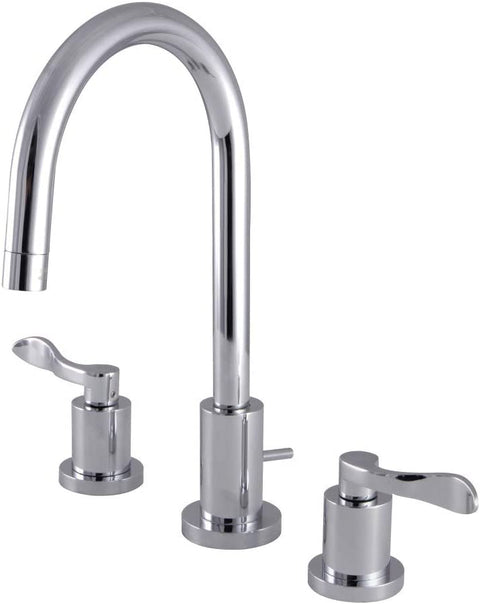 Kingston Brass KS8951DFL Widespread Bathroom Faucet, Polished Chrome
