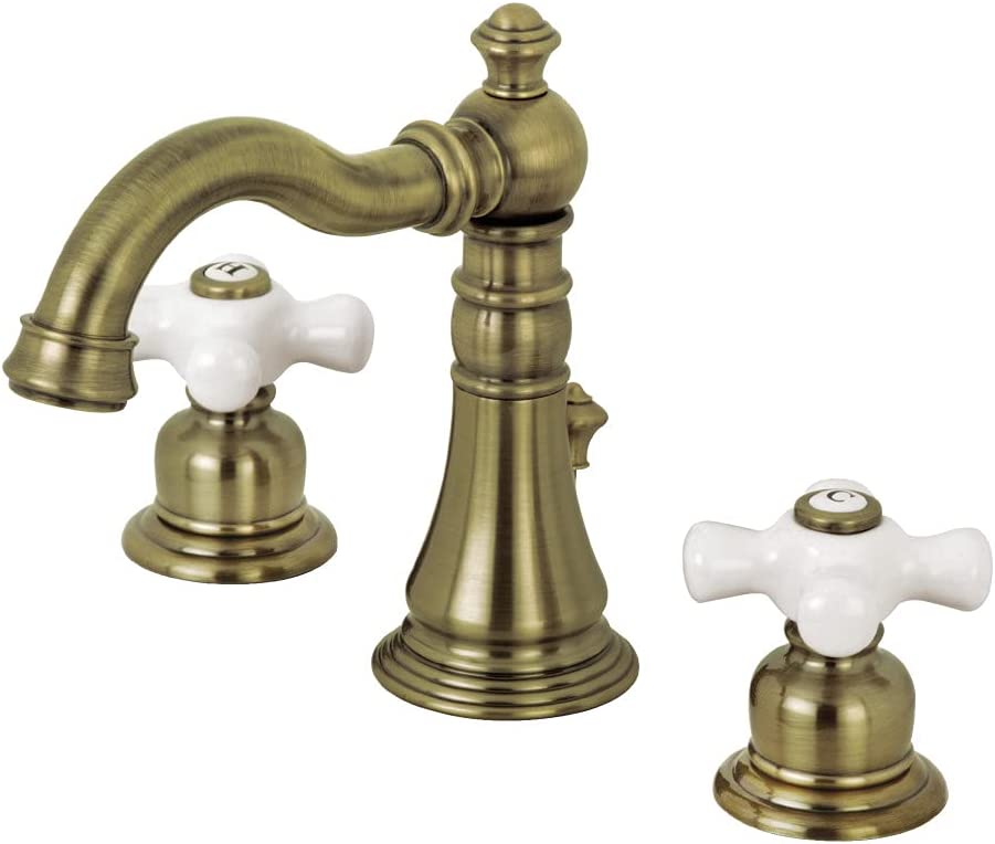 Fauceture FSC19733PX American Classic 8 in. Widespread Bathroom Faucet, Antique Brass