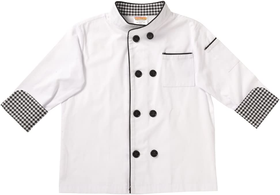 Aeromax Junior Chef Kitchen Costume, White, Large