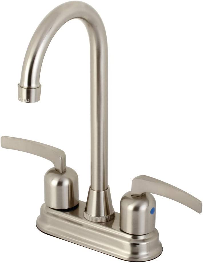 Kingston Brass KB8498EFL Centurion Bar Faucet, Brushed Nickel