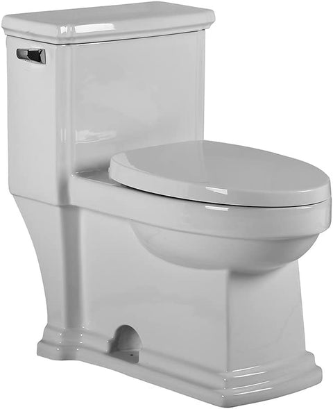 Whitehaus WHMFL221-EB Magicflush Bathroom Toilet, White
