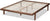 Baxton Studio Kaia Mid-Century Modern Walnut Brown Finished Wood Queen Size Platform Bed Frame