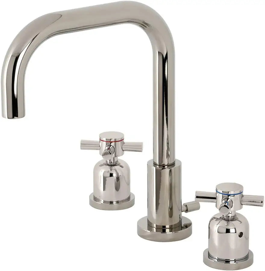 Kingston Brass FSC8939DX Concord Widespread Bathroom Faucet, Polished Nickel