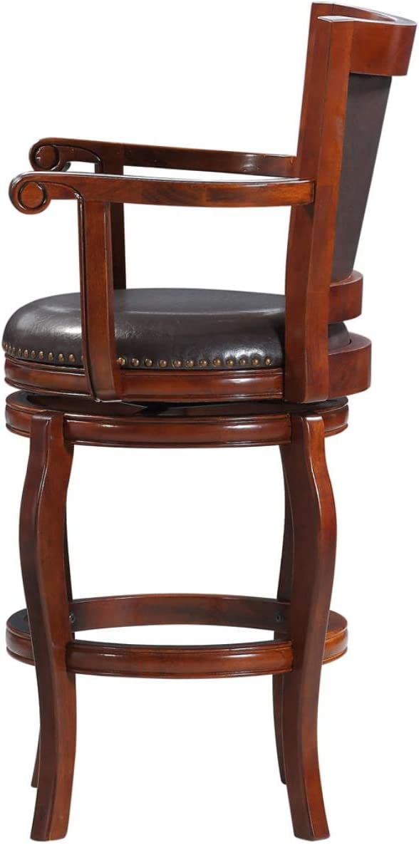 Boraam Jones Swivel Stool, Cherry