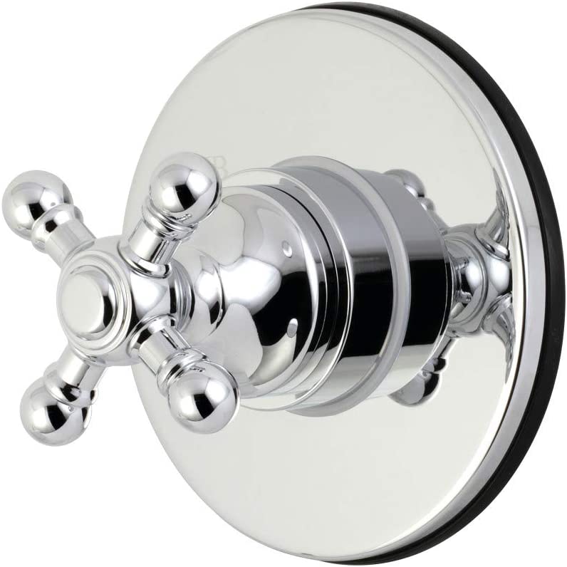 Kingston Brass KS3031BX Three-Way Diverter Valve with Trim Kit, Polished Chrome