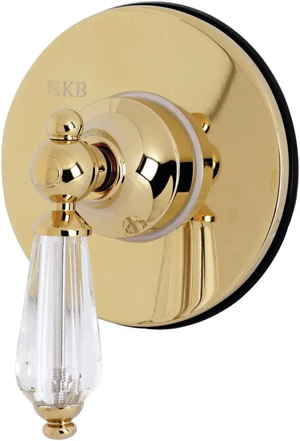 Kingston Brass KS3032WLL Wilshire Three-Way Diverter Valve with Trim Kit, Polished Brass