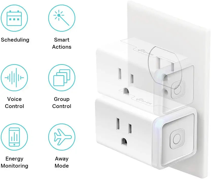 Kasa Smart Plug Mini with Energy Monitoring, Smart Home Wi-Fi Outlet Works with Alexa, Google Home &amp; IFTTT, Wi-Fi Simple Setup, No Hub Required (KP115), White √É¬¢√¢‚Äö¬¨√¢‚Ç¨≈ì A Certified for Humans Device