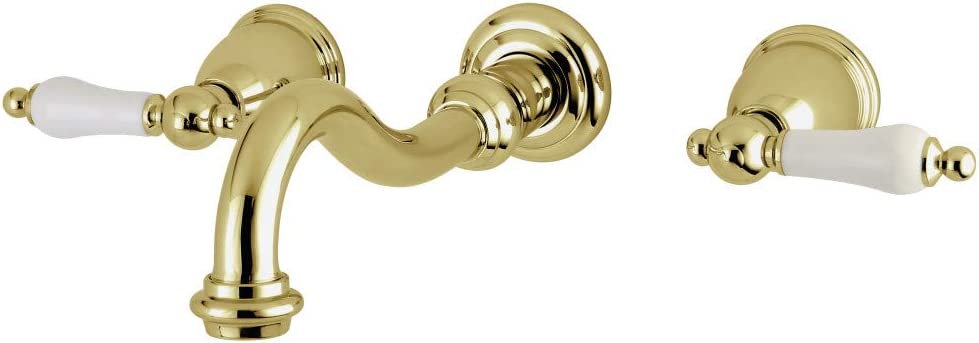 Kingston Brass KS3022PL Restoration Tub Faucet, Polished Brass