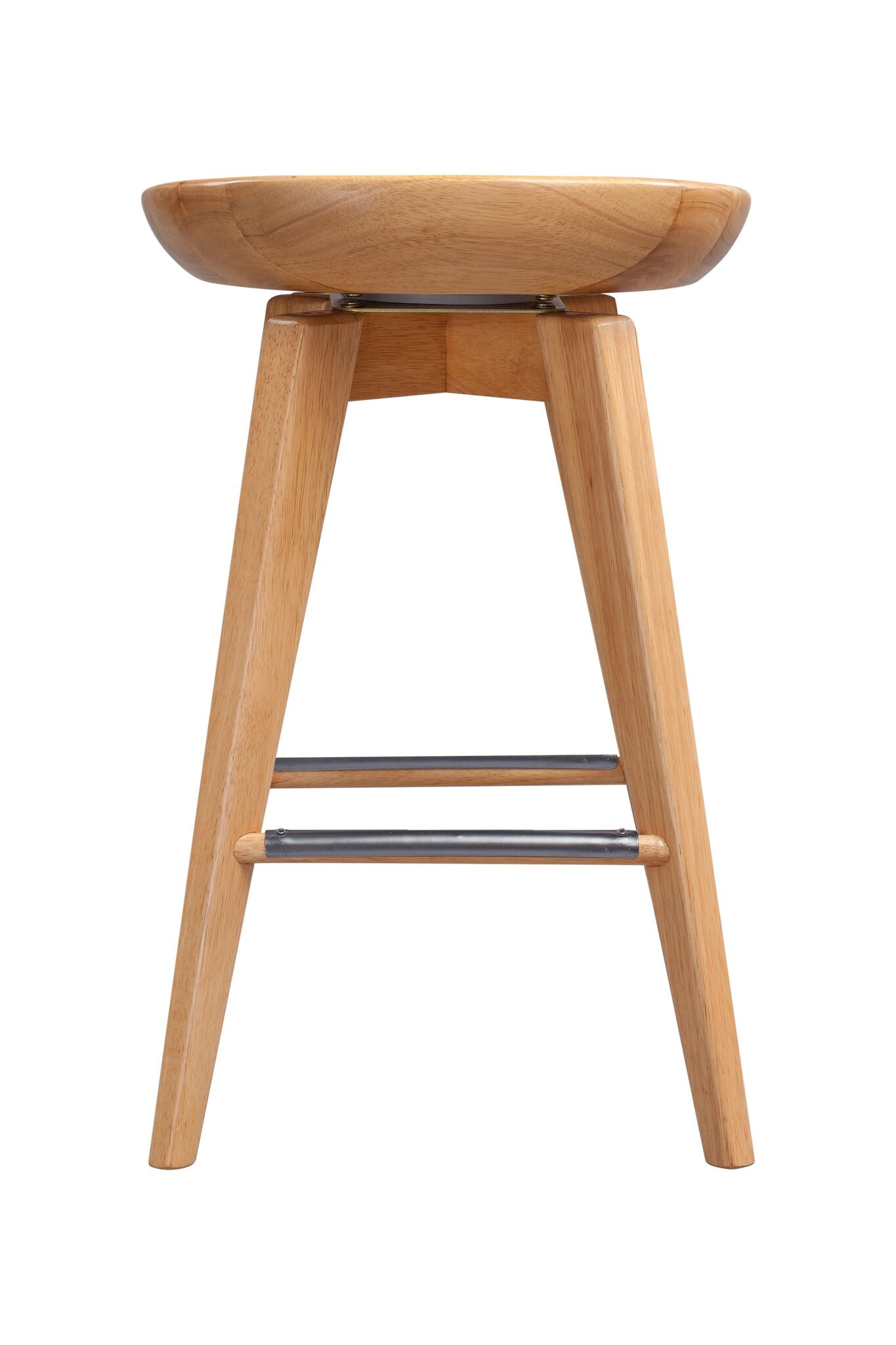 24 Bali Swivel Stool` Natural