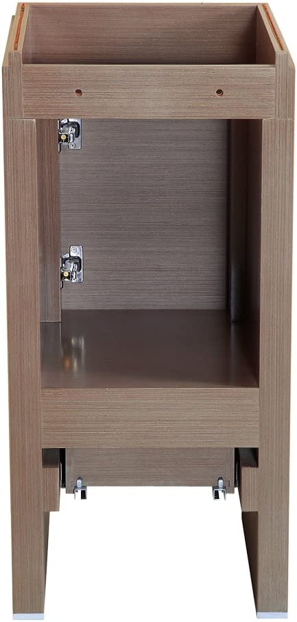 Fresca Allier 16&#34; Gray Oak Modern Bathroom Cabinet