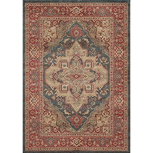 Momeni Rugs GHAZNGZ-05NVY5376 Ghazni Collection  Traditional Area Rug  53 x 76  Navy Blue