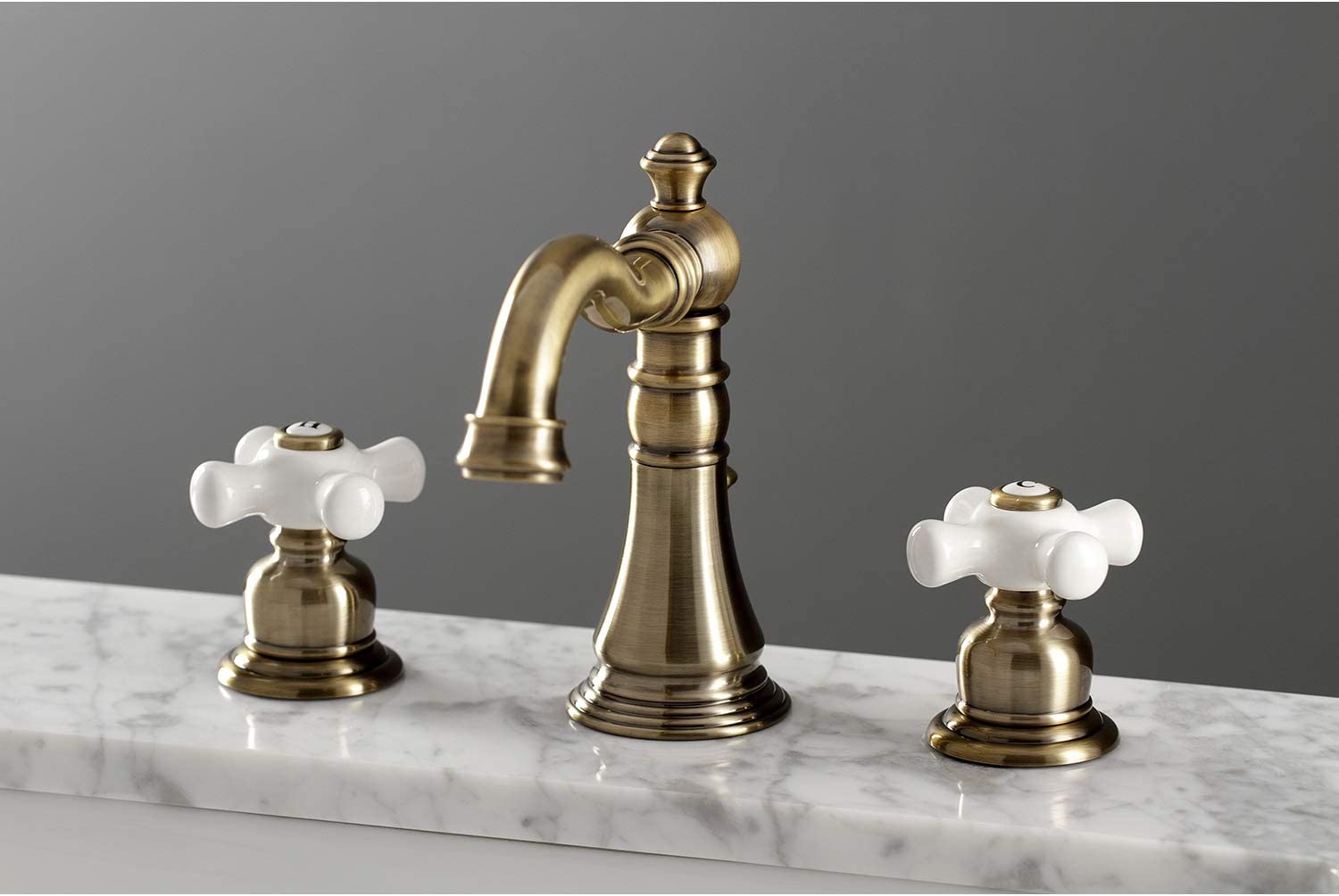 Fauceture FSC19733PX American Classic 8 in. Widespread Bathroom Faucet, Antique Brass