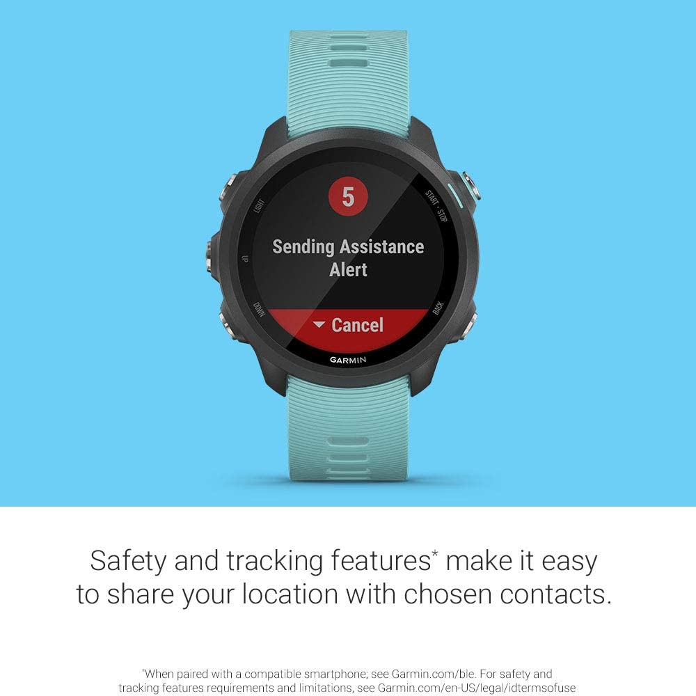 Garmin Forerunner 245 Music, GPS Running Smartwatch with Music and Advanced Dynamics, Aqua