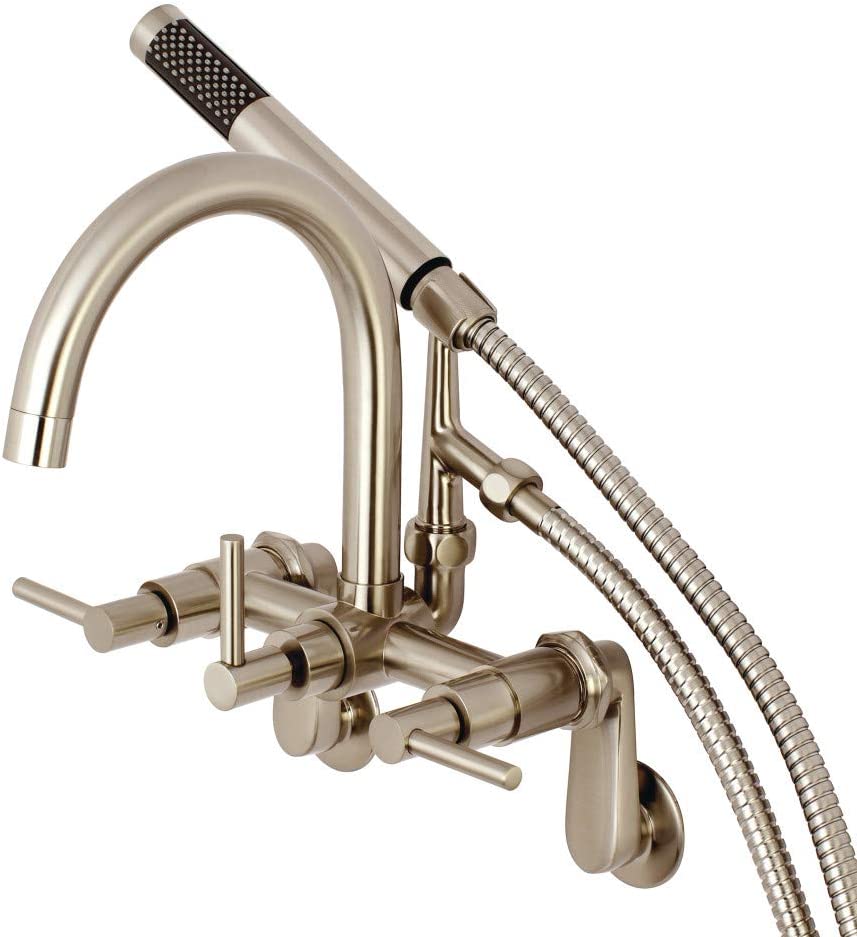 Kingston Brass AE8151DL Concord Clawfoot Tub Faucet, Polished Chrome