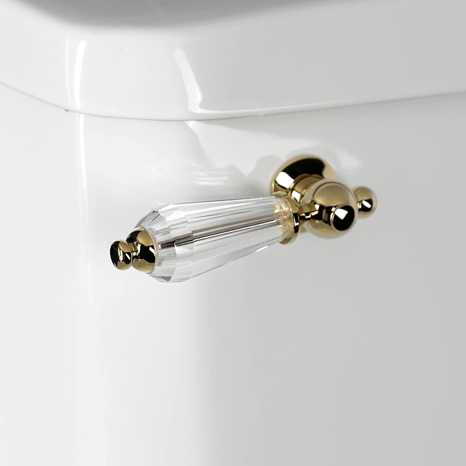 Kingston Brass KTWLL2 Wilshire Toilet Tank Lever, Polished Brass