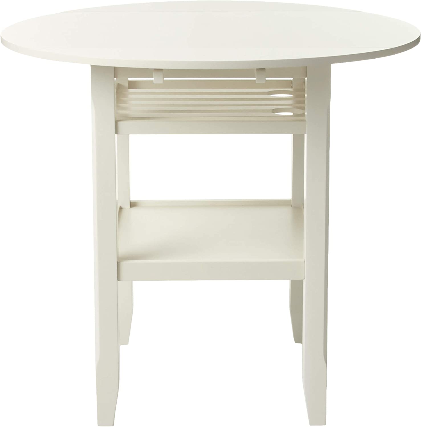 ACME Furniture Tartys Counter Height Table, Cream