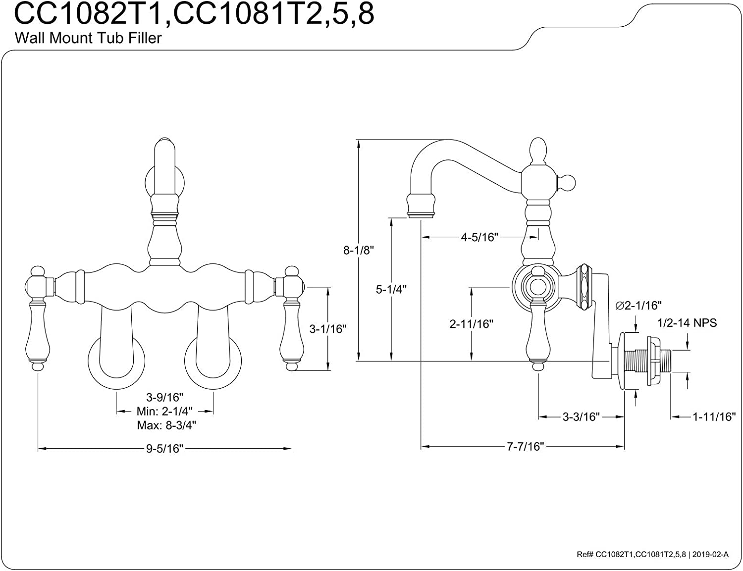 Kingston Brass KS3608AX Restoration 4-Inch Centerset Lavatory Faucet with Metal Cross Handle, Brushed Nickel