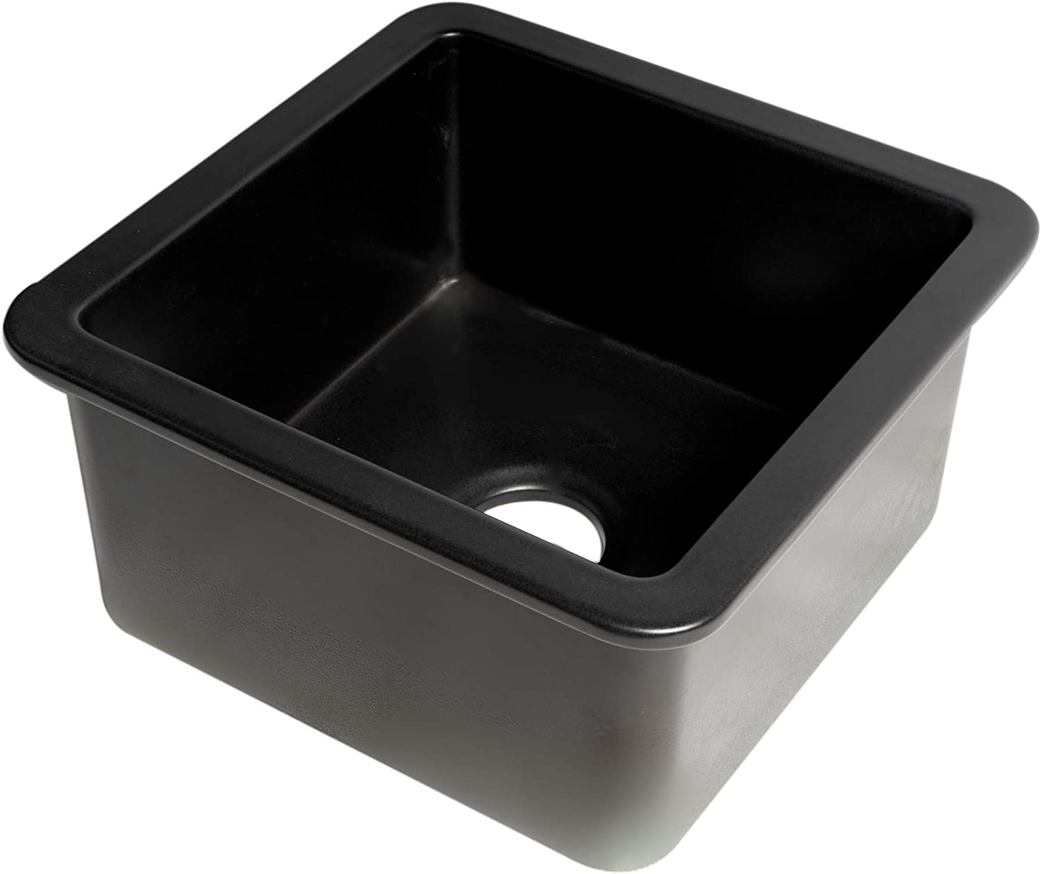 ALFI brand ABF1818S-BM Kitchen Sink, Black Matte