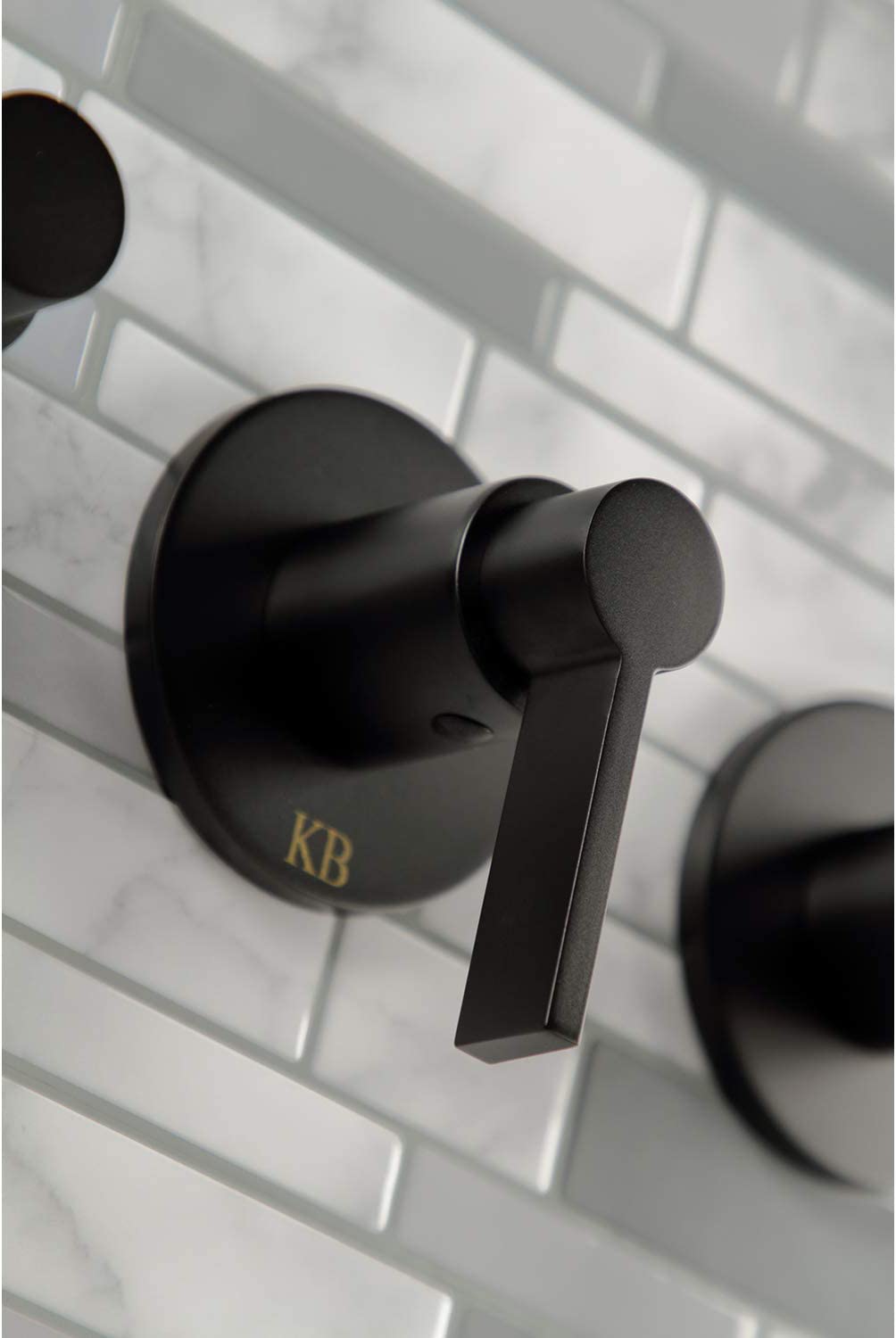 Kingston Brass KBX8130NDL NuvoFusion Tub and Shower Faucet, Matte Black