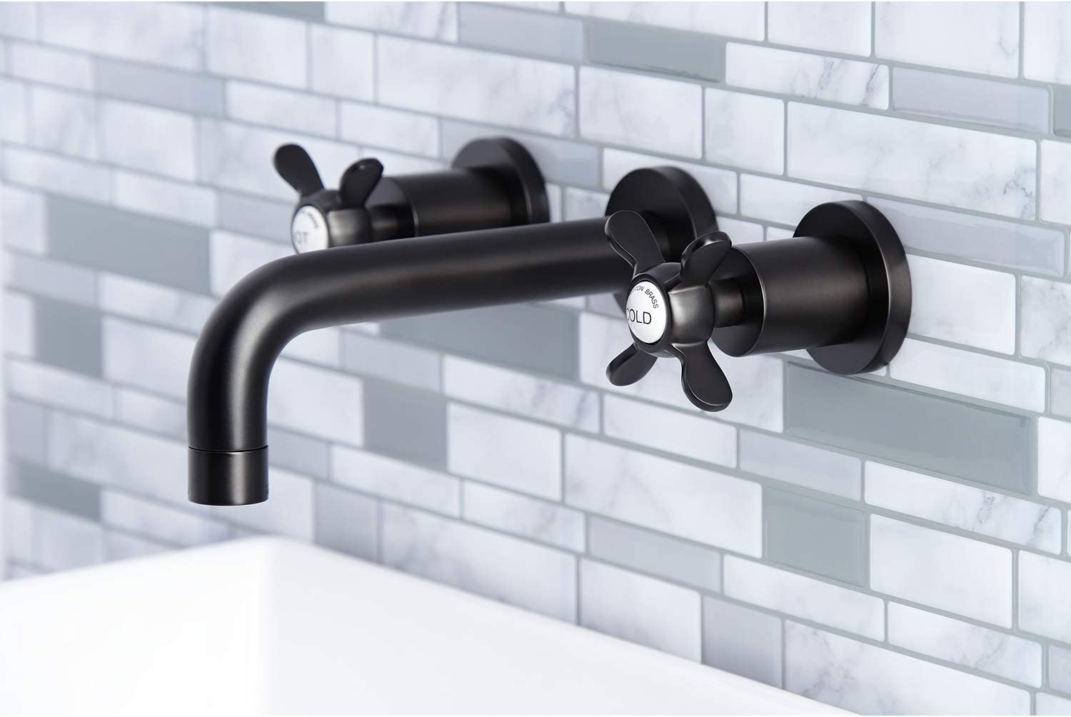 Kingston Brass KS8125BEX Essex Bathroom Faucet, Oil Rubbed Bronze