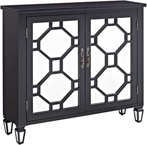 ACME Valora Coffee Table - 81825 - Champagne &amp; Frosted Glass