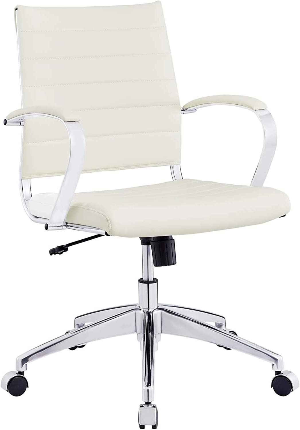 Modway Jive Office Chair, Mid Back, White