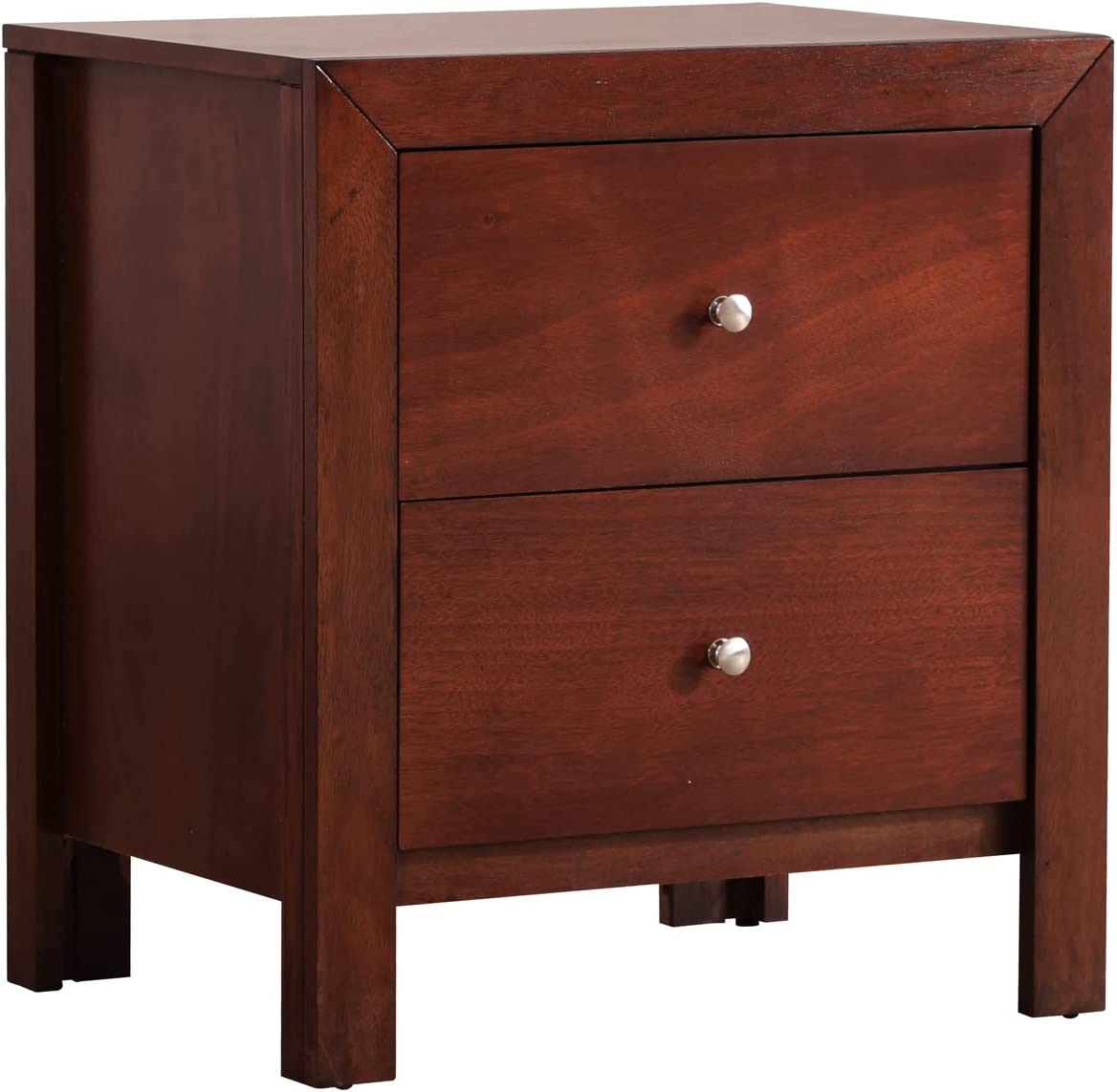 Glory Furniture Burlington G2400-N Nightstand, Cherry