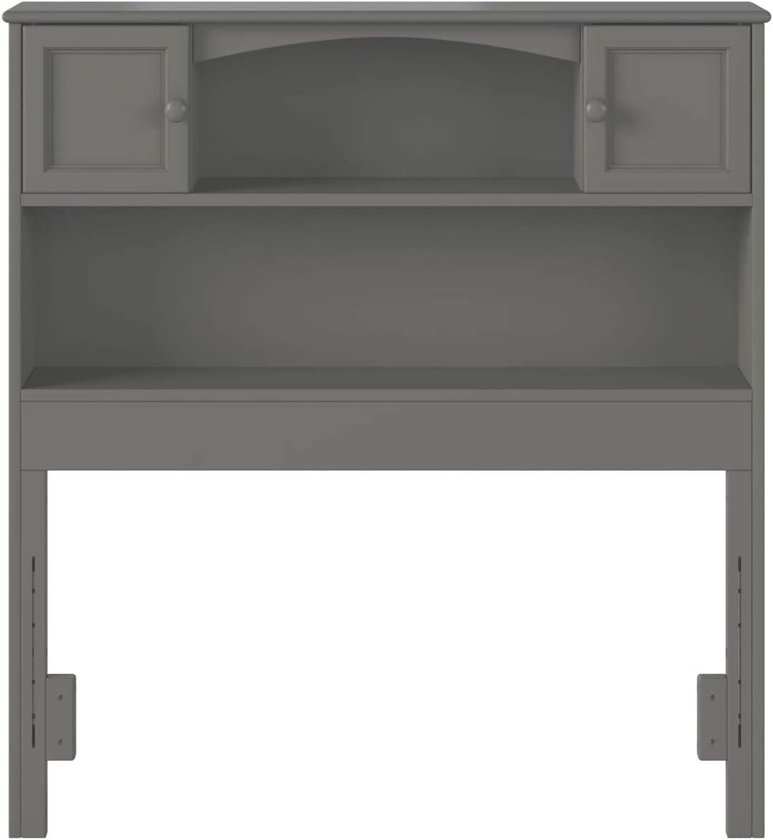 AFI Newport Headboard with Turbo Charger, Twin, Grey