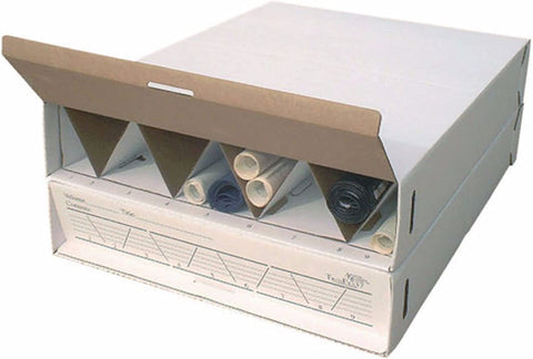 AOS Modular Stackable Roll Storage up to 36&#34; in Length - Pack of 2
