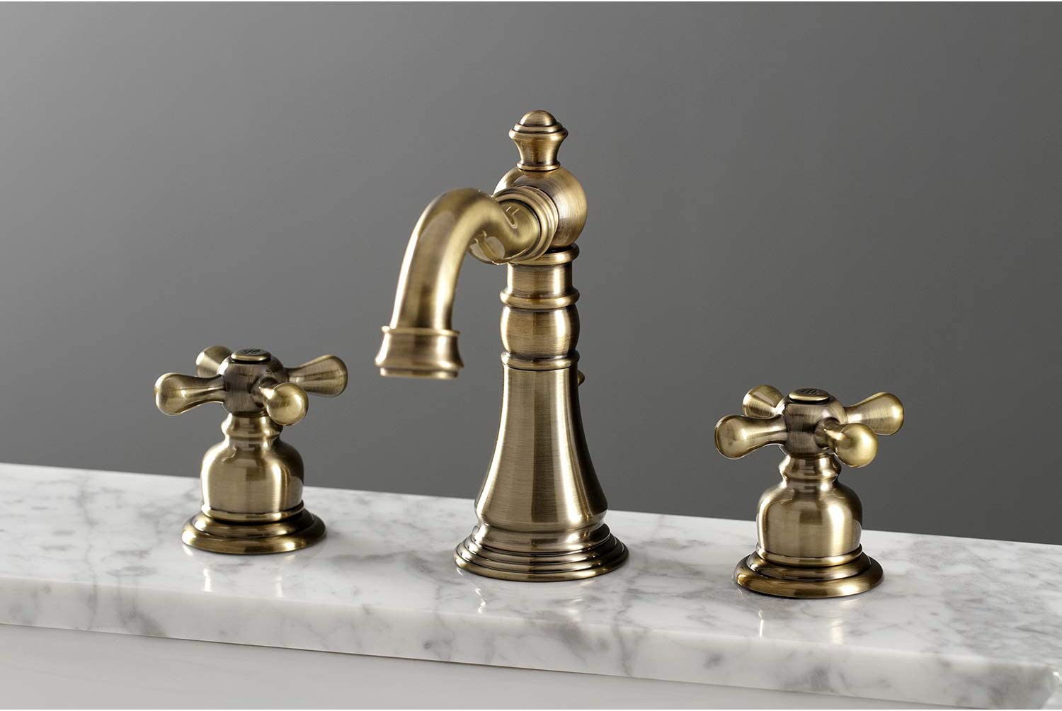 Fauceture FSC19733AX American Classic 8 in. Widespread Bathroom Faucet, Antique Brass