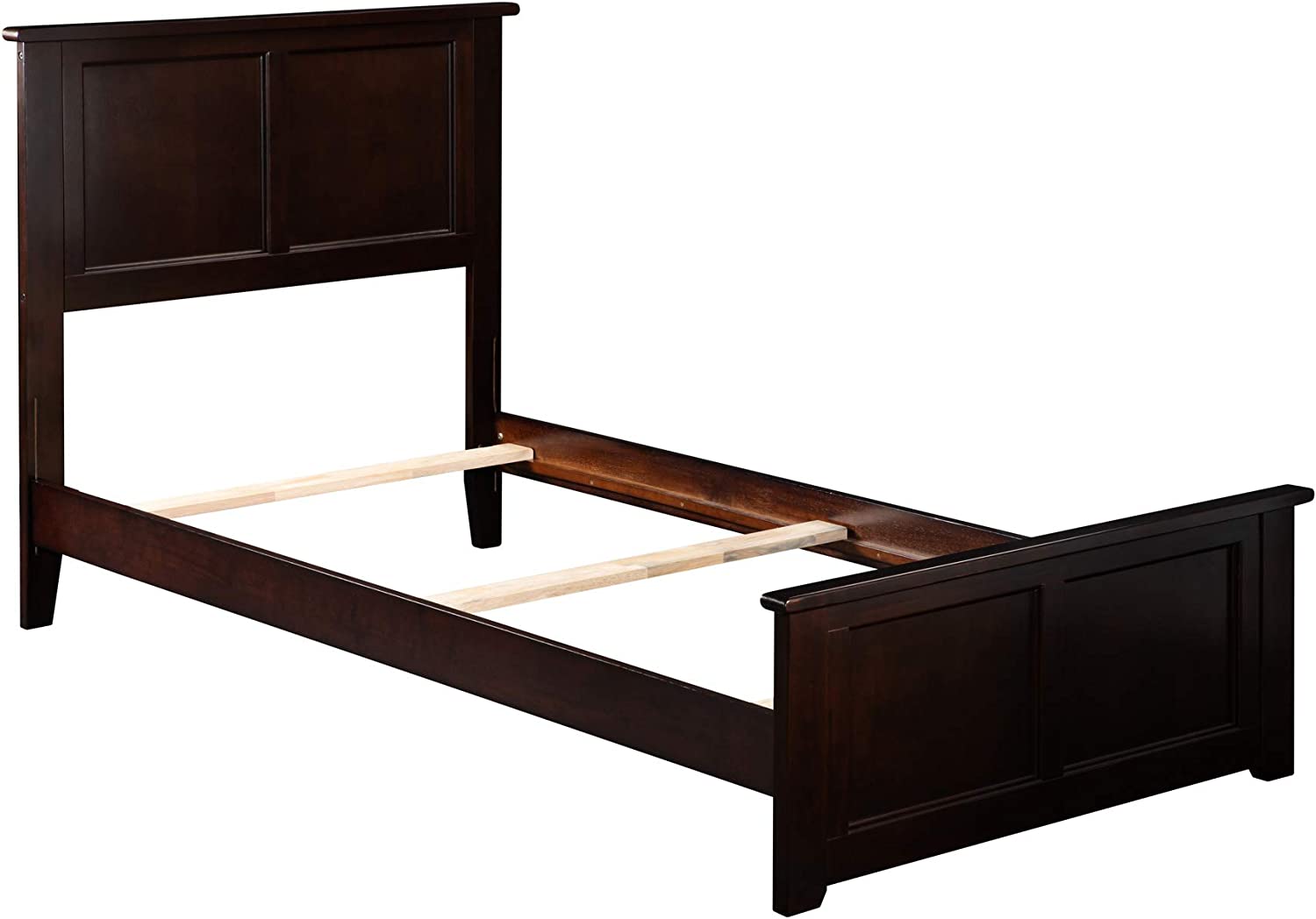 Atlantic Furniture Madison Twin Panel Platform Bed in Espresso