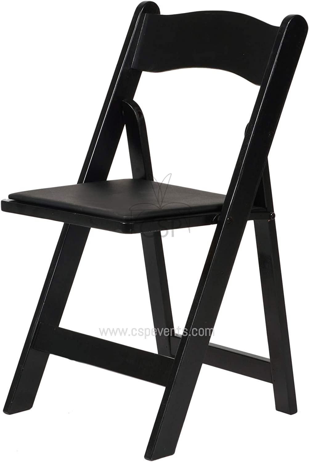 Commercial Seating Products American Padded Folding Chairs, Black