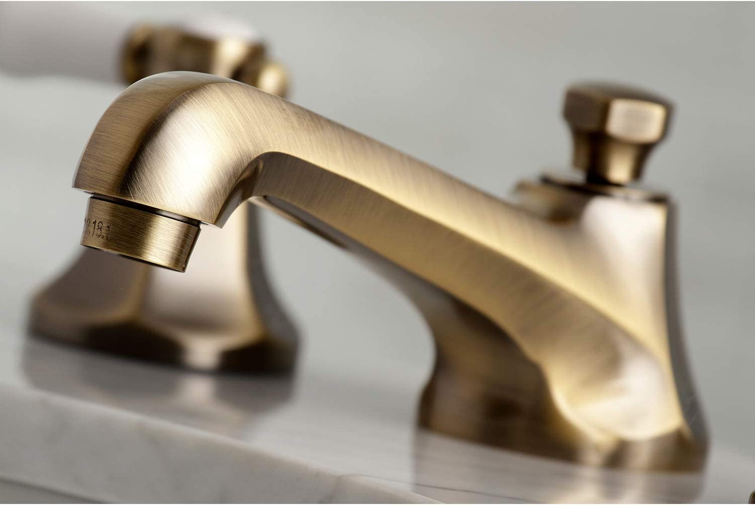 Kingston Brass KS4463BPL Bel-Air 8&#34; Widespread Bathroom Faucet, Antique Brass