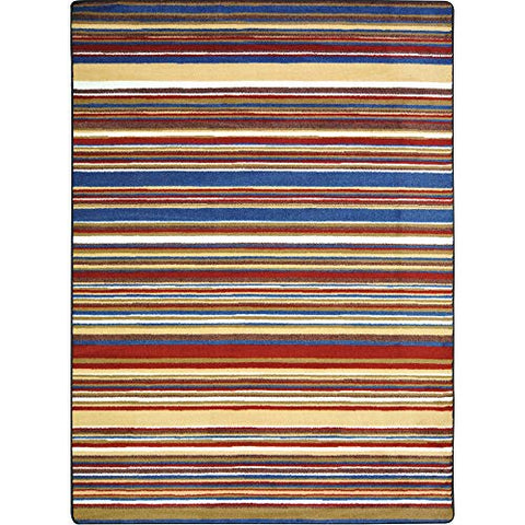 Joy Carpets Kid Essentials Latitude Teen Area Rugs, 92-Inch by 129-Inch by 0.36-Inch, Everest