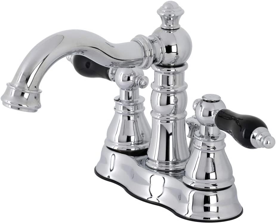 Kingston Brass FSC1601AKL Duchess 4&#34; Centerset Bathroom Faucet, Polished Chrome