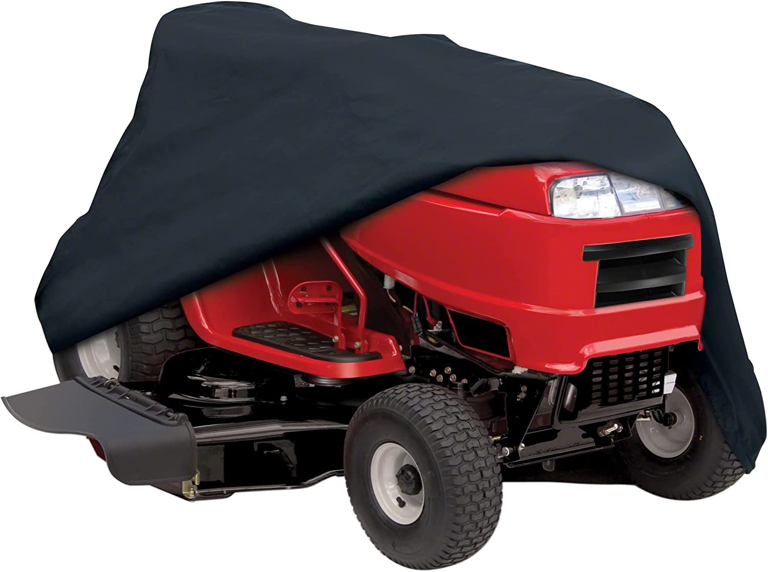 Classic Accessories Lawn Tractor Cover, Up to 62&#34; Decks Black