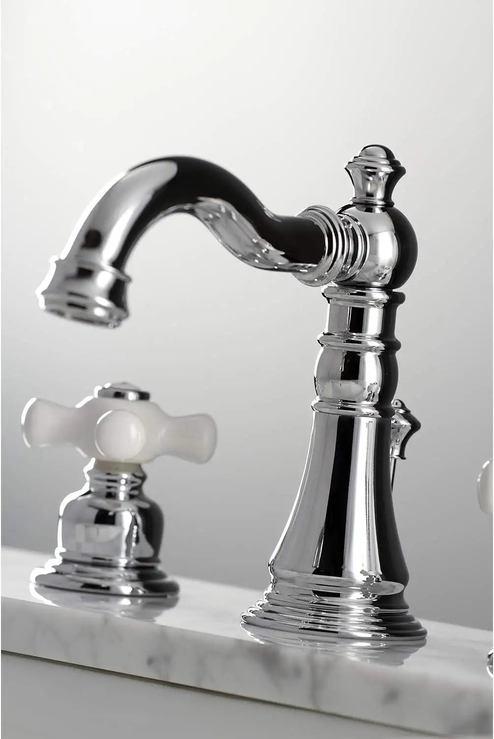 Kingston Brass FSC1971PX American Classic Widespread Bathroom Faucet, Polished Chrome