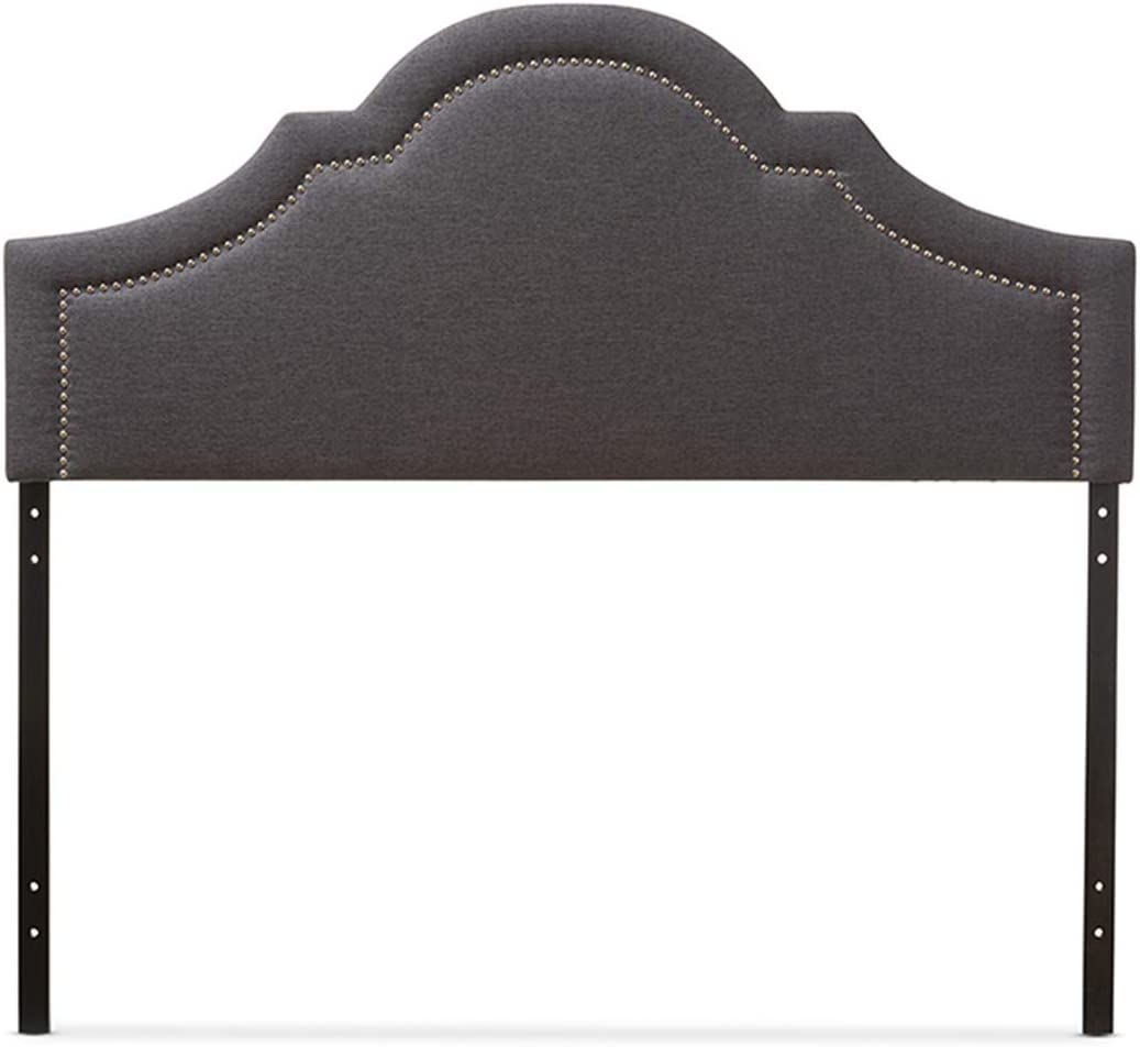 Baxton Studio Ritta Modern and Contemporary Upholstered Headboard Grey/Twin