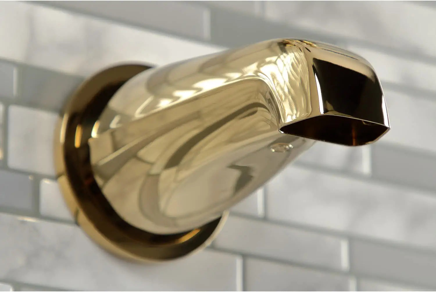 Kingston Brass KBX8132DKL Kaiser Tub and Shower Faucet, Polished Brass